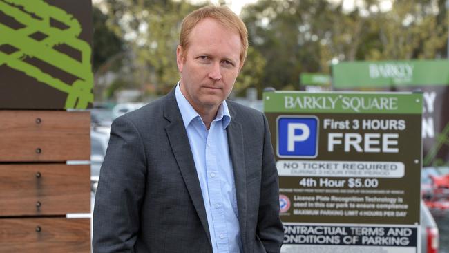 Victorian Greens Leader Greg Barber claims he was shafted from addressing a public transport event. Picture: Adam Elwood.