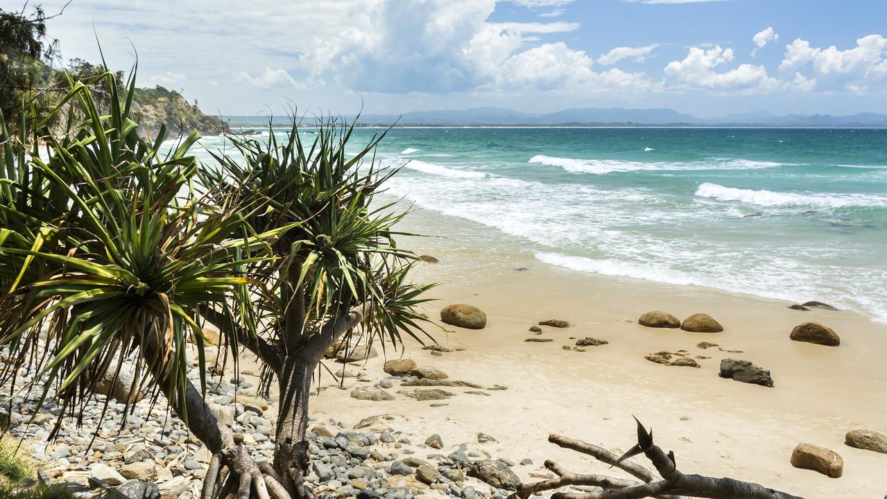 Leave your shoes at home and join the Hemsworths in Byron Bay.