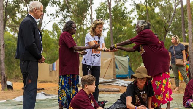 U.S Ambassador to Australia Caroline Kennedy attends the Garma Festival at Gulkula. Picture: Tamati Smith/ Getty Images