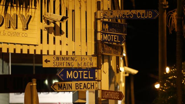 The centre of Byron Bay in Johnson St. Picture: Jason O'Brien