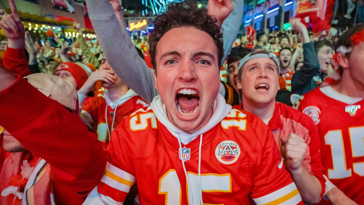 Experts have warned of the tremendous risk posed by Super Bowl Sunday and the widespread gatherings potentially held in its honour. Picture: Kyle Rivas/Getty Images/AFP