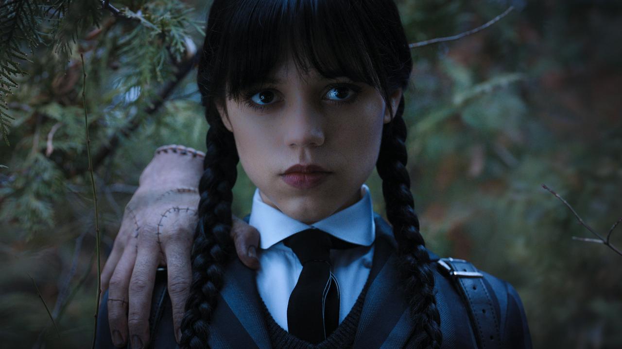 Ortega as Wednesday Addams. Picture: Netflix