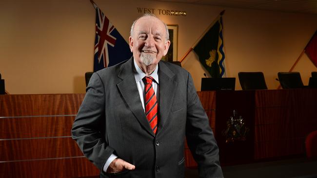 West Torrens Mayor John Trainer. Picture: Campbell Brodie