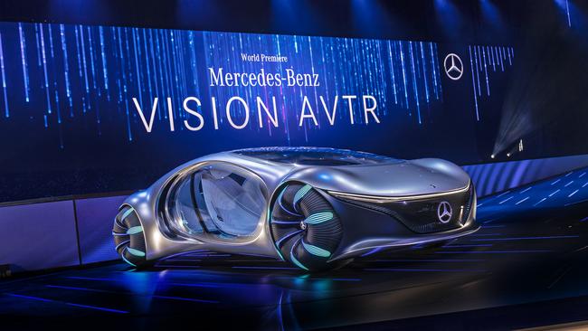 Mercedes-Benz Vision AVTR concept at CES drew inspiration from the movies Avatar.