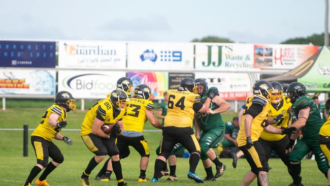 Rockhampton Wolverines vs Cairns Falcons at West Tiger Park Walkerston. Saturday 20 January 2024 Picture:Michaela Harlow