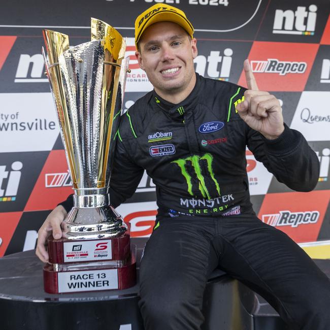 Tickford Racing driver Cam Waters after his win at the Townsville 500.