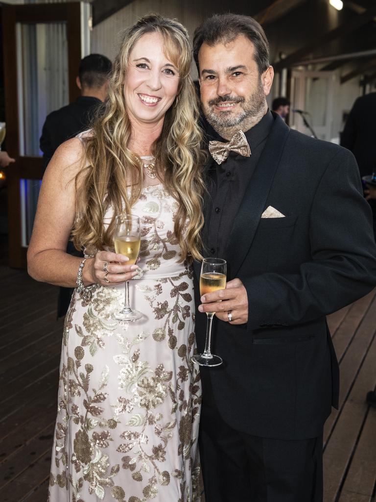 Amee and John Leonardi at LifeFlight Toowoomba Gala at The Goods Shed, Saturday, May 6, 2023. Picture: Kevin Farmer