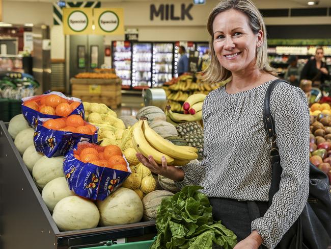 Health professional Lea Narciso visits a supermarket three or four times a week. Picture: Mike Burton
