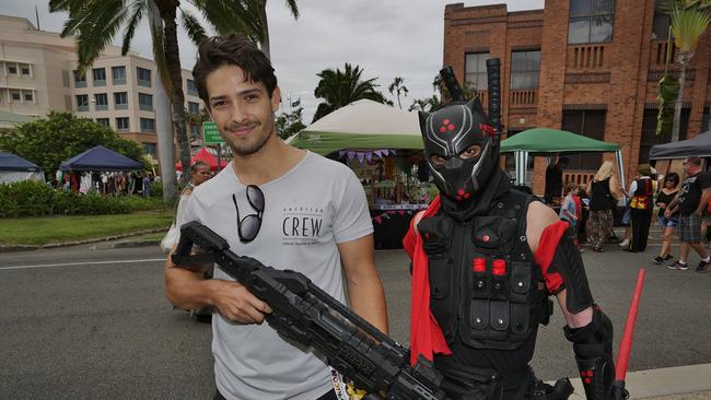 L-R Dimitri Kondilis and Steven Chang at CapriCon.