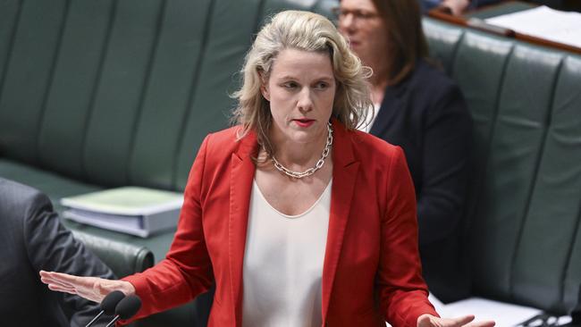 CANBERRA, AUSTRALIA, NewsWire Photos. NOVEMBER 14, 2023: Minister for Home Affairs, Clare O'Neil during for Question Time at Parliament House in Canberra. Picture: NCA NewsWire / Martin Ollman