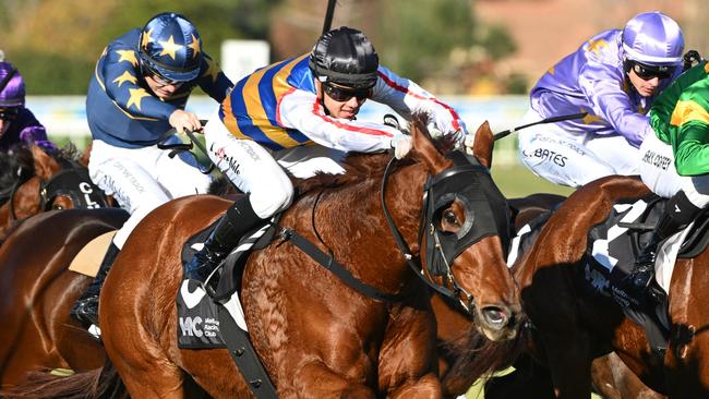 Tom Prebble has seven rides at Flemington on Saturday which includes Jimmy The Bear, who won at Caulfield last week. Picture: Getty Images