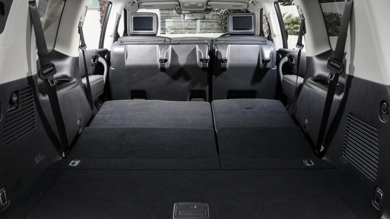 The seats can be folded down for a huge cargo space.