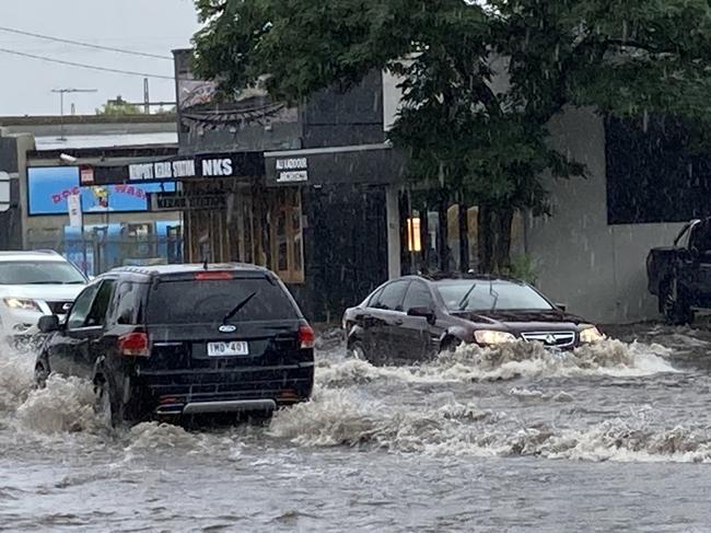 Newport junction flooding. Supplied image