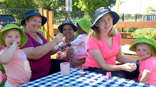 Paisley Bosel, Christine Harvey, Heidi Shuker, Sarna Hussan, Tiana Luckman and Matilda Lumme. Picture: Jann Houley