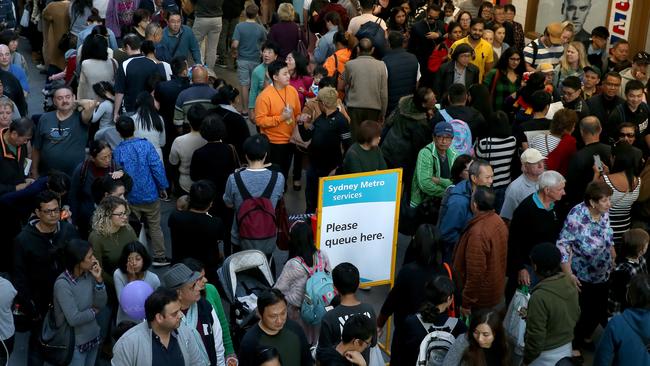 Sydney metro services have been hit with new complaints today after a train brokedown in the tunnel between Cherrybrook and Epping Picture: Toby Zerna