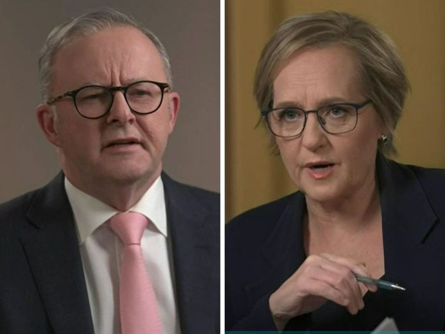 Anthony Albanese faced off with Sarah