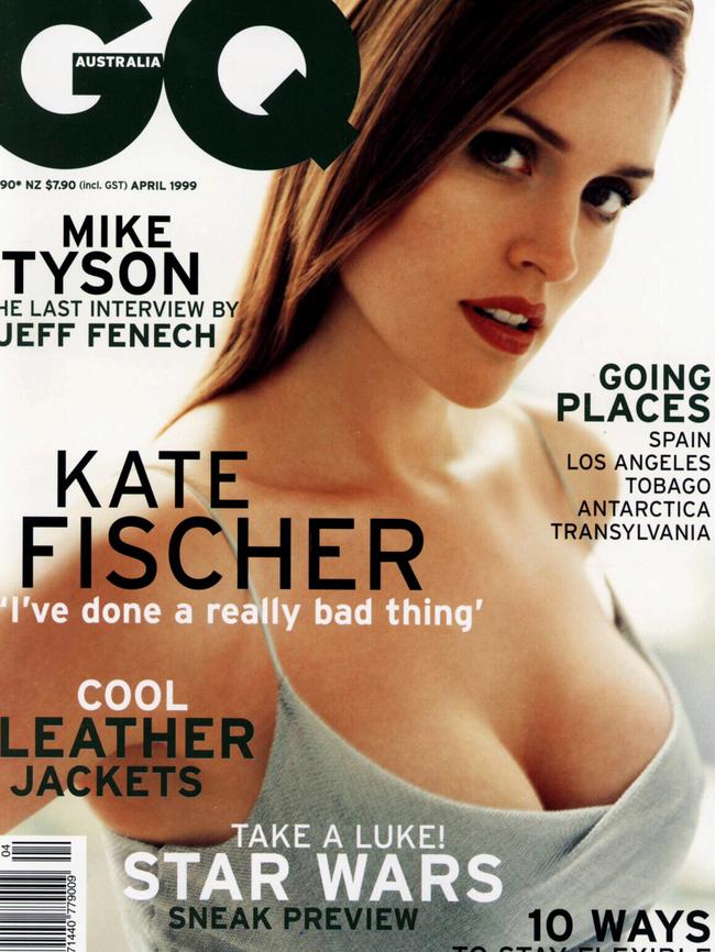 Kate Fischer graced the cover of GQ magazine in 1999.