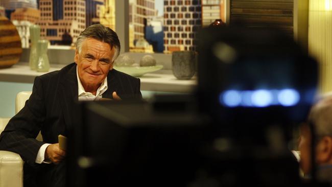 Barrie Cassidy says he is paid a fraction of what the hosts of Today and Sunrise earn. Picture: ABC TV