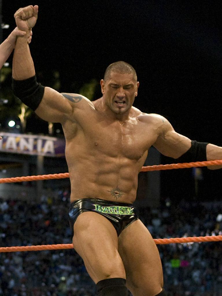 How he looked during his WWE days.