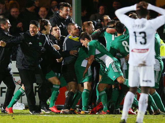 Scenes at Green Gully Reserve. Picture: Getty