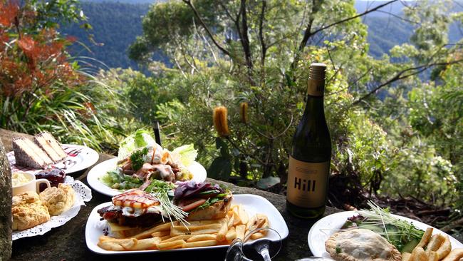 A selection from The Lamington Teahouse at Binna Burra Lodge.