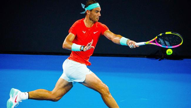 Rafael Nadal is in ominous form ahead of what could be his final Australian Open. Picture: Patrick Hamilton / AFP