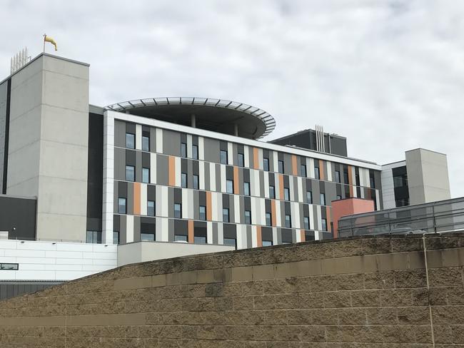 Outside view of Gosford Hospitals new 11 storey tower.