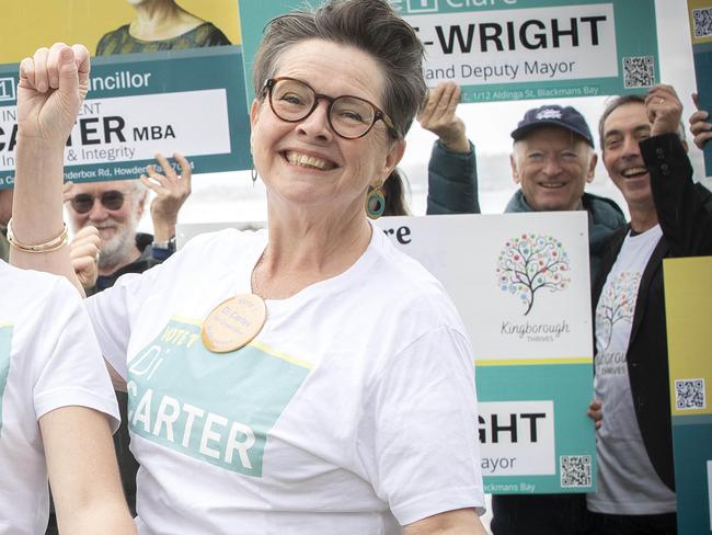 Disability advocate Di Carter is running as an independent as part of the collective Kingborough Thrives. Picture: Chris Kidd