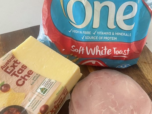 The ingredients, including home-brand cheese, cost more than $20. Supplied