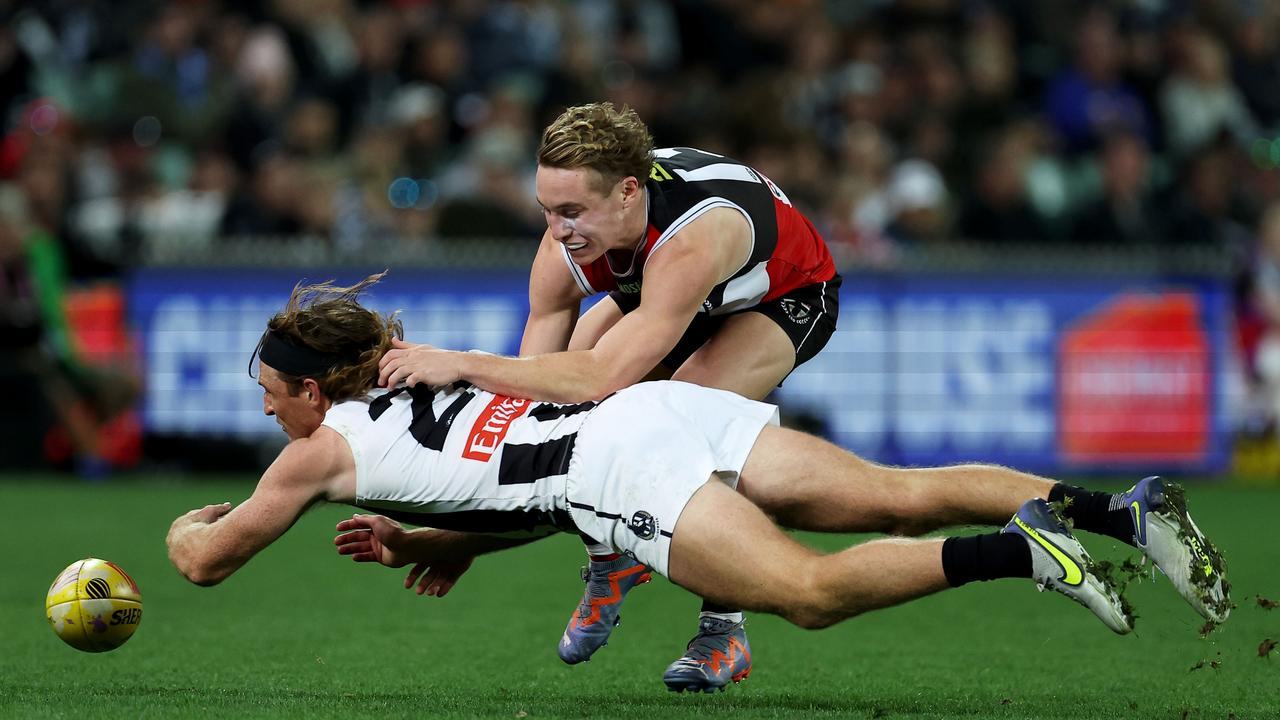 Collingwood got the job done, but lost key personnel. Are they the flag favourites? Picture: Getty Images