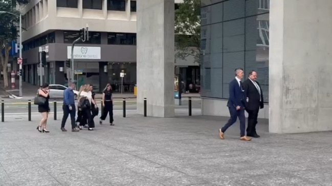 Family of murdered Brisbane woman arrive at court for teen's sentencing