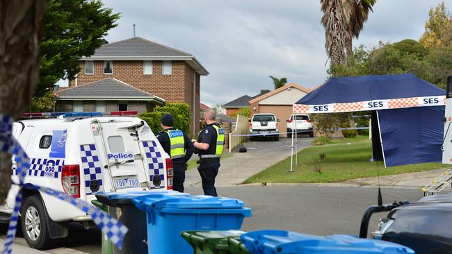 Homicide squad detectives were not looking for anyone else over the incident. Picture: Nicki Connolly