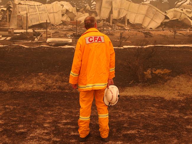 The number of volunteer firefighters in Victoria has dropped significantly. Picture: David Crosling