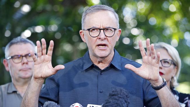 Federal Labor leader Anthony Albanese pictured on Fitzroy Island on Friday. Picture: Sam Ruttyn