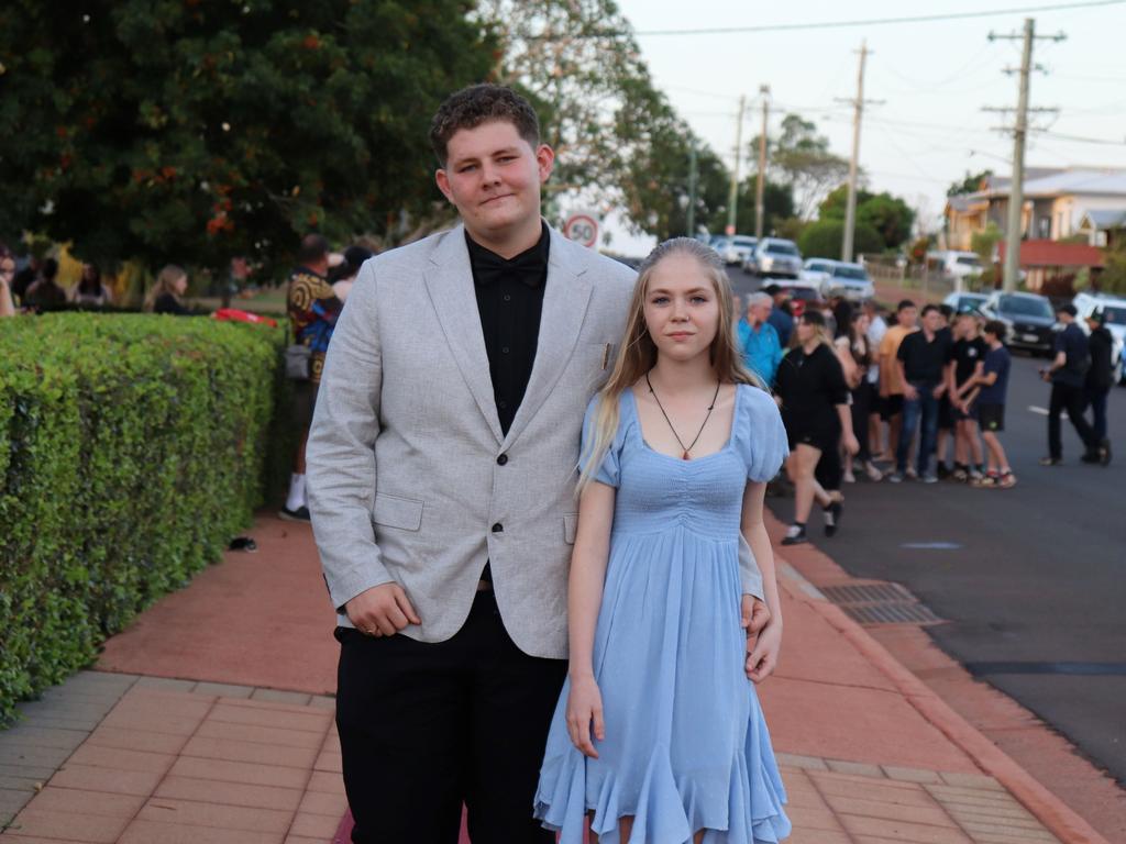 Jack Fiatarone and Maddy at the 2023 Isis State High School formal. Image credit: Isis SHS.