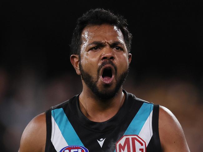 Willie Rioli looms as a big threat. Picture: James Elsby/AFL Photos via Getty Images