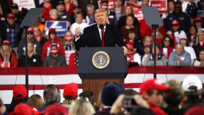 Donald Trump has given his strongest indication yet he will run for President of the United States in 2024. Picture: Spencer Platt/Getty Images