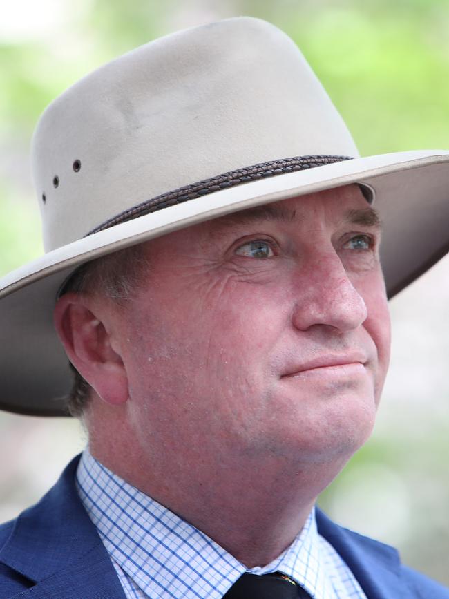 Outspoken … former Nationals leader Barnaby Joyce. Picture: Kym Smith