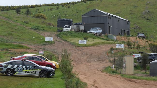 Jakem Farm 4WD park closed after the tragedy. Picture: Jason Katsaras