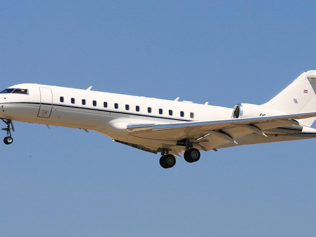 A generic image of a Bombardier jet