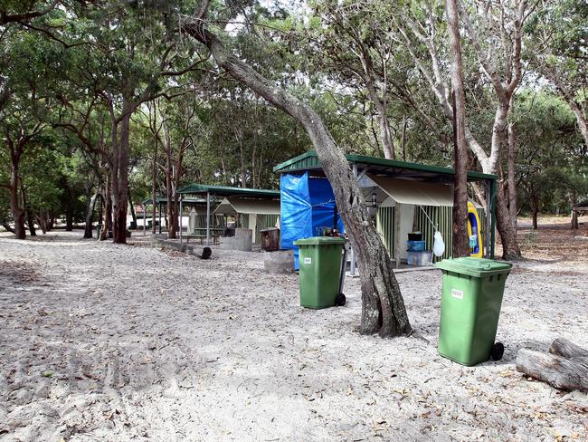 One of the camping grounds on South Stradbroke Island. Picture: Supplied