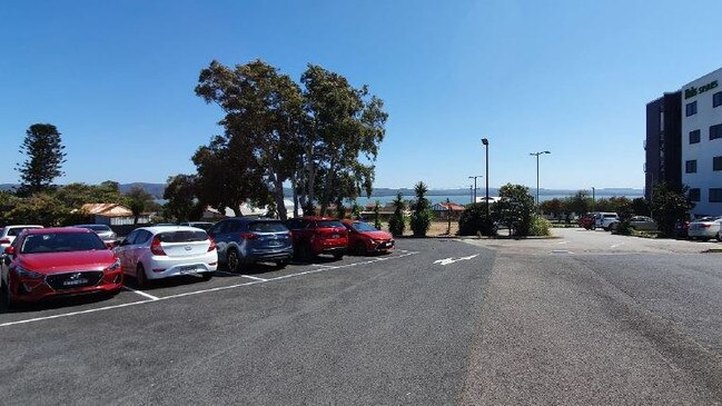 The proposed seniors living apartments would be built where the southern car park is now, adjacent to the Ibis Hotel (right) it built in 2015. Picture: supplied