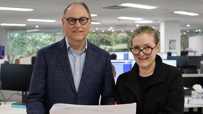 FMG Engineering managing director Matthew Loftes with principal housing &amp; wastewater engineer Alice Rossiter. Picture: Supplied