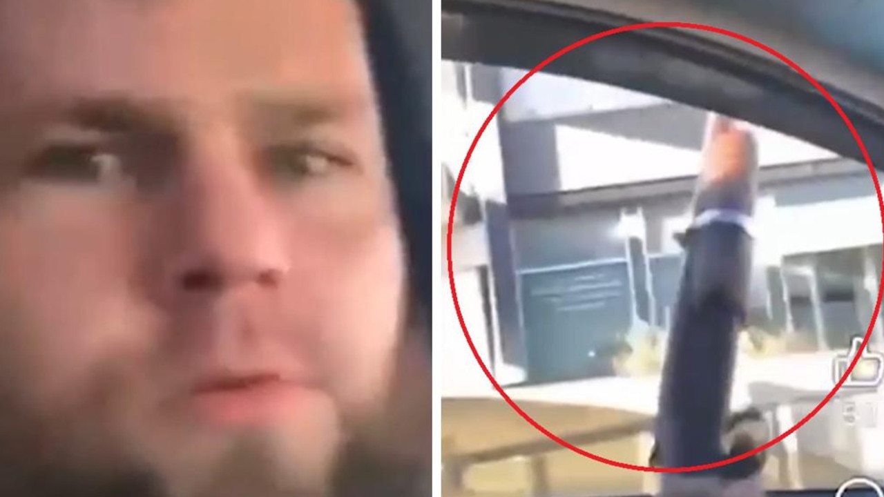 Shock moment driver allegedly opens fire