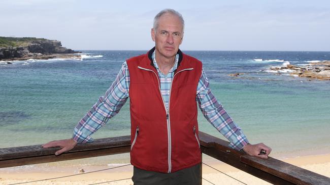 Local resident Peter Fagan at Little Bay Beach. Picture: Craig Wilson