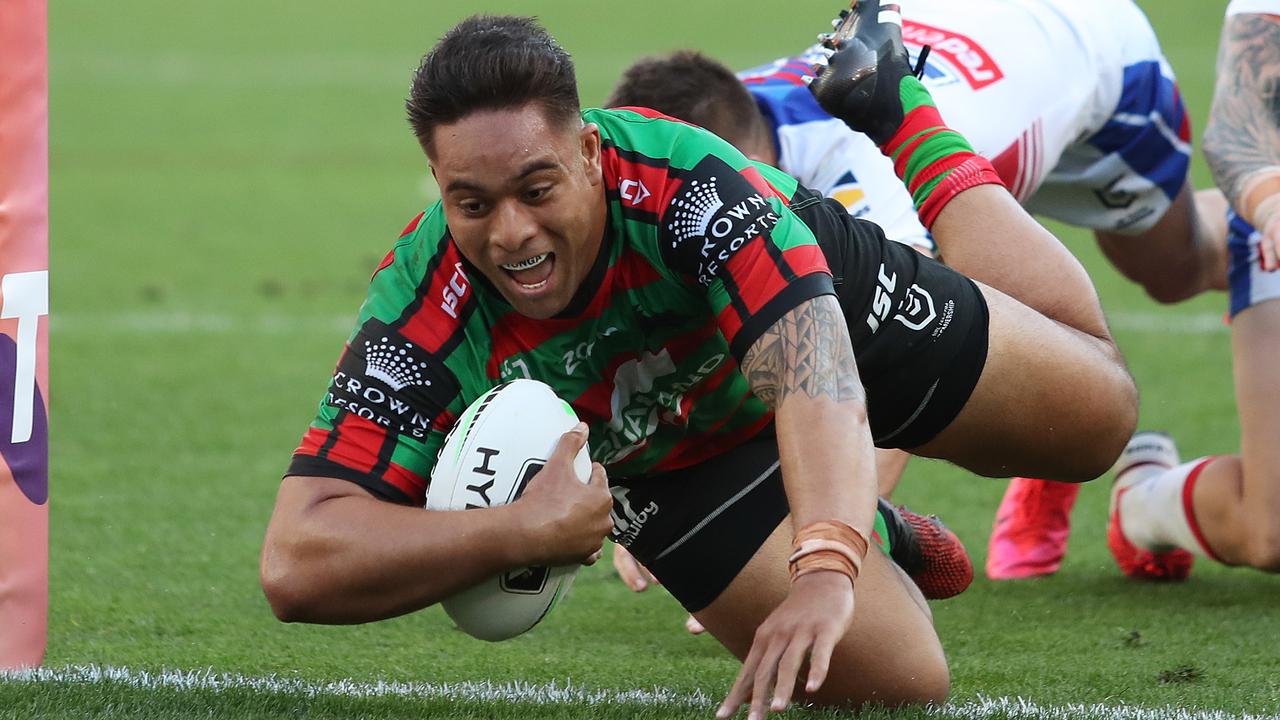 Tevita Tatola had a blinder against the Knights in week one of the NRL Finals. Picture: Brett Costello