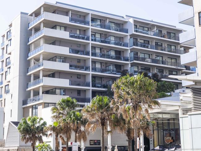 Residents were evacuated from the 132-unit complex in June after cracked appeared in the building. Picture: AAP