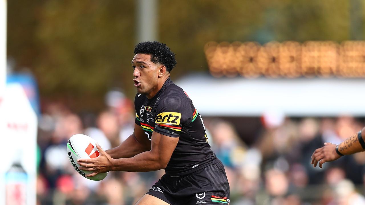 Paul Alamoti impressed for Penrith in his club debut. Picture: NRL Imagery