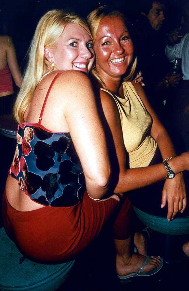 Christine Johnson and Brownyn Ralph at Melbas, 2000.