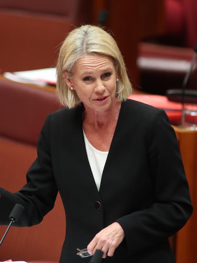 Senator Fiona Nash during Senate Question Time. Picture: Gary Ramage